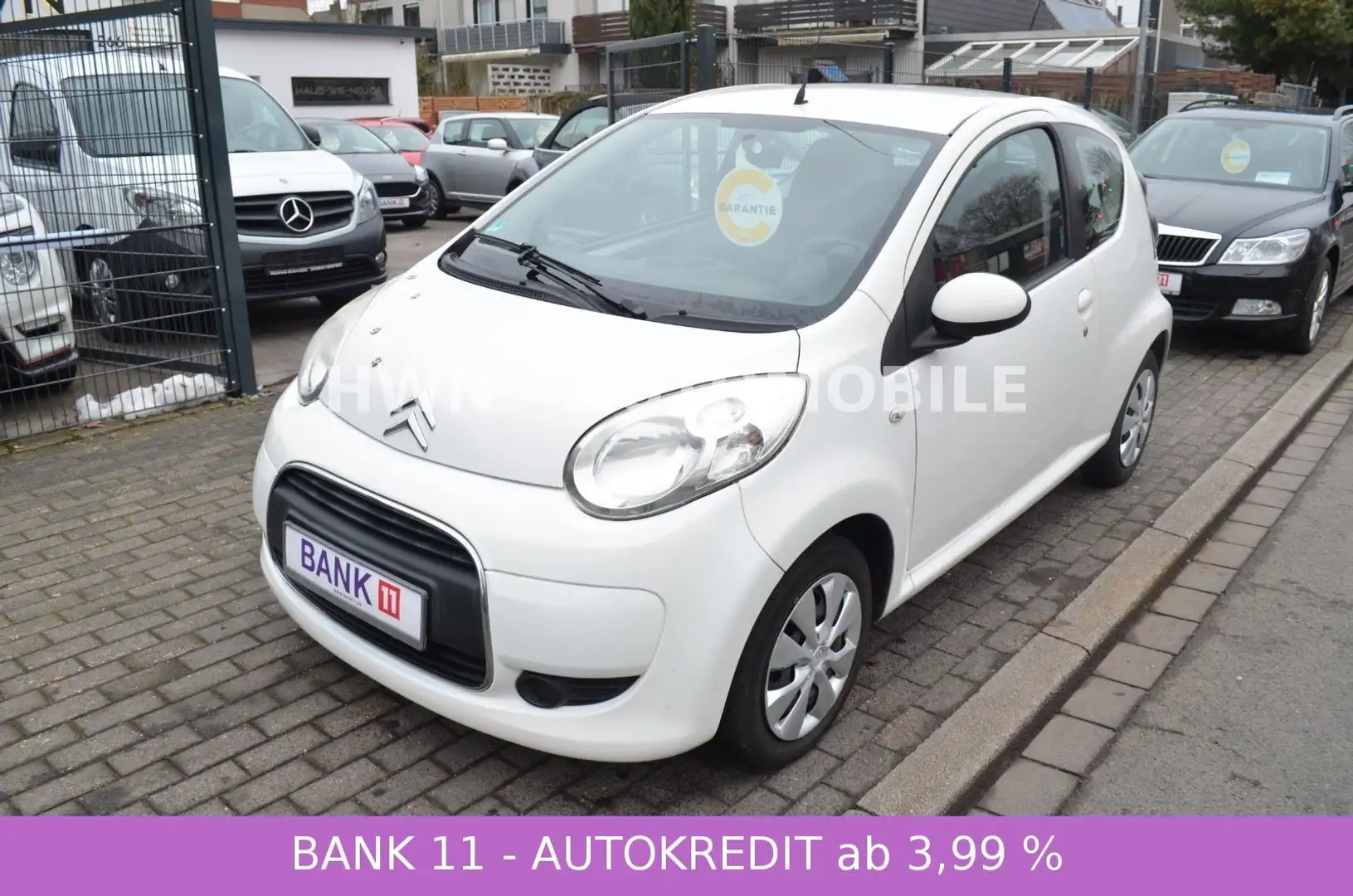 Citroen C1 Selection * 1.HAND * KLIMA * el. FENSTER * Weiß - 1