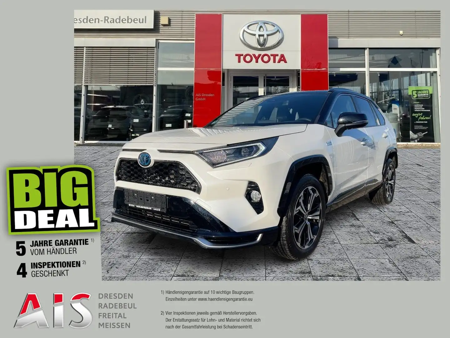 Toyota RAV 4 RAV4 2.5 Plug-In Hybrid Navi*JBL*HUD*4xSHZ*ACC Weiß - 1