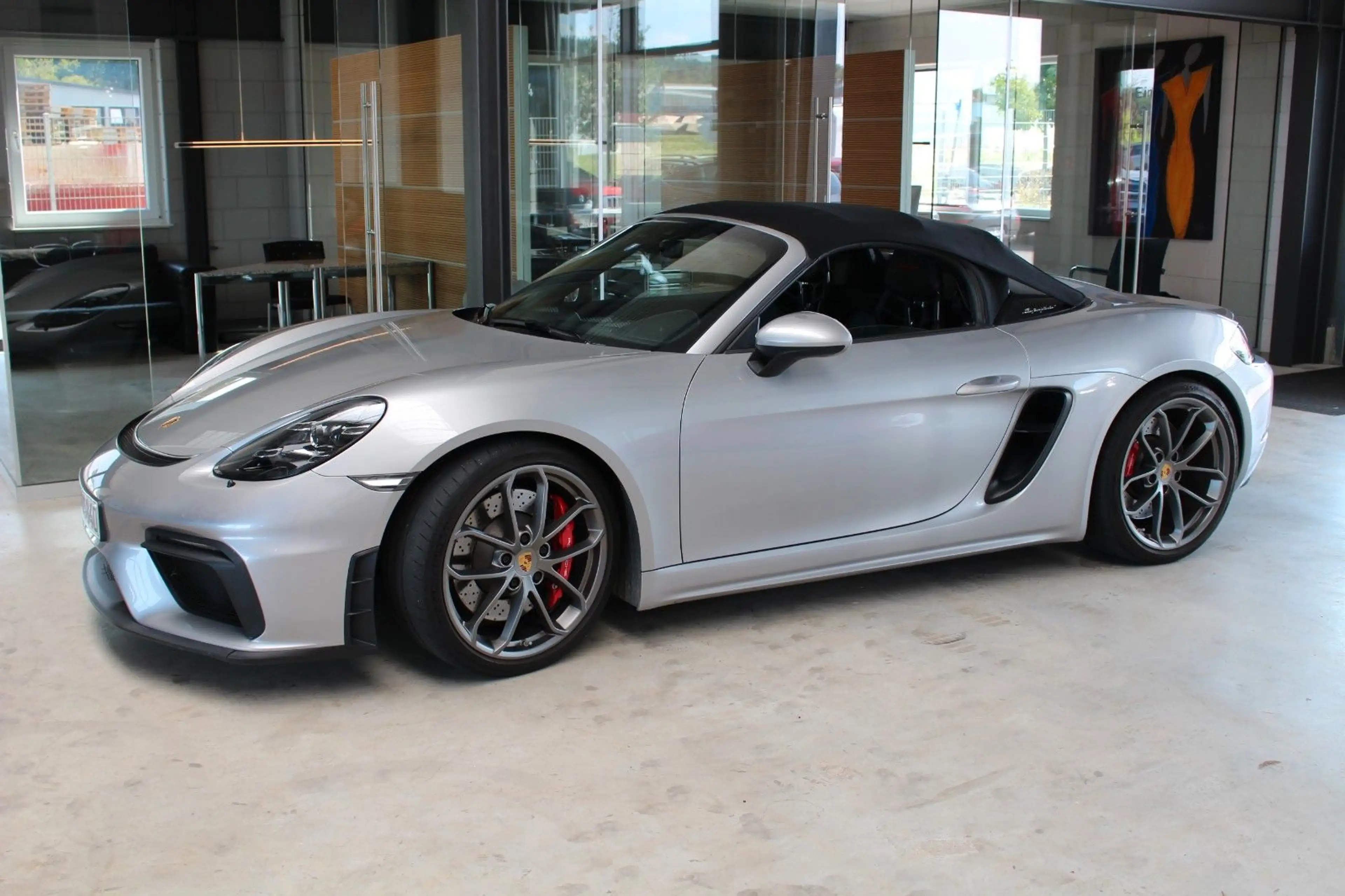 Porsche Boxster Spyder/ Schalter/GT-Silber/Carbonsitze — photo 3