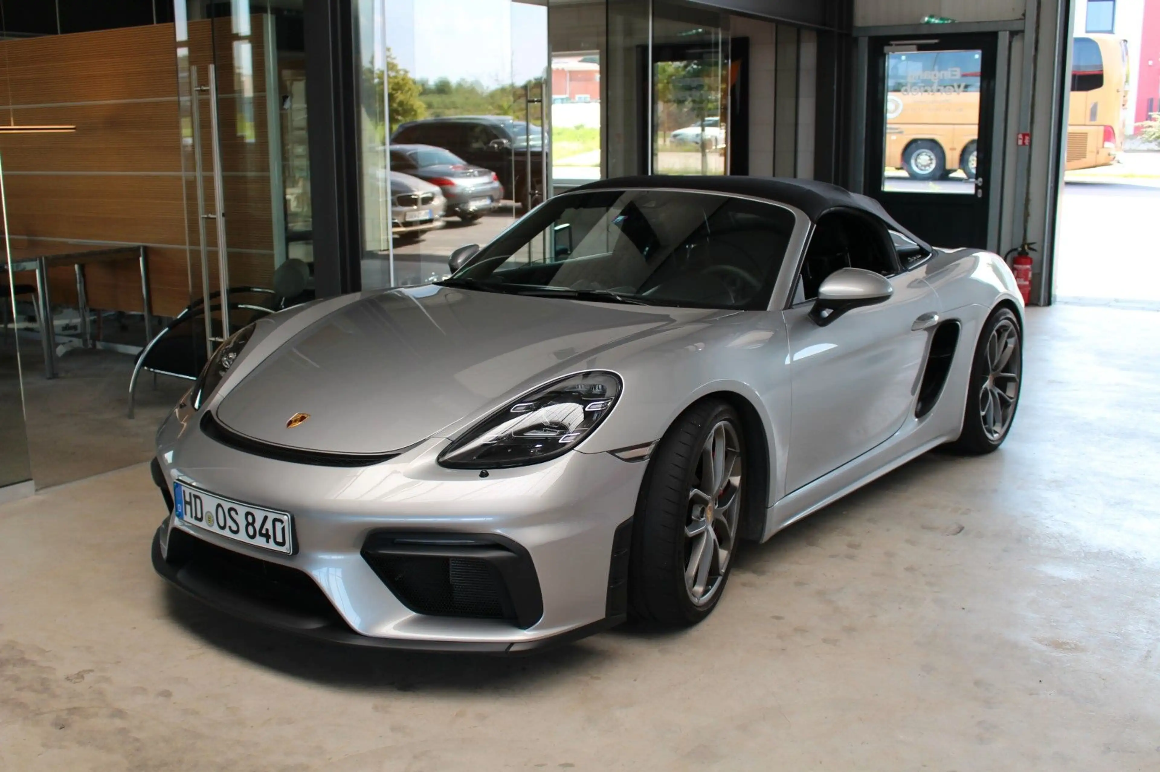 Porsche Boxster Spyder/ Schalter/GT-Silber/Carbonsitze