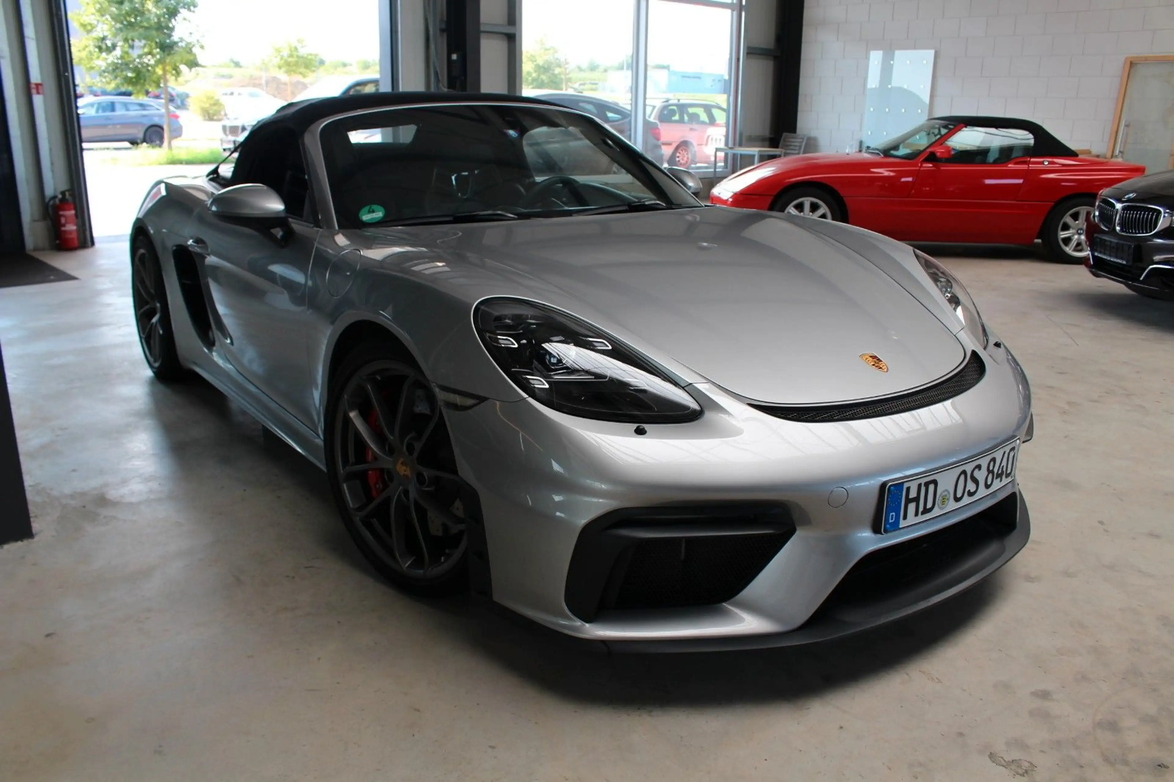 Porsche Boxster Spyder/ Schalter/GT-Silber/Carbonsitze — photo 2