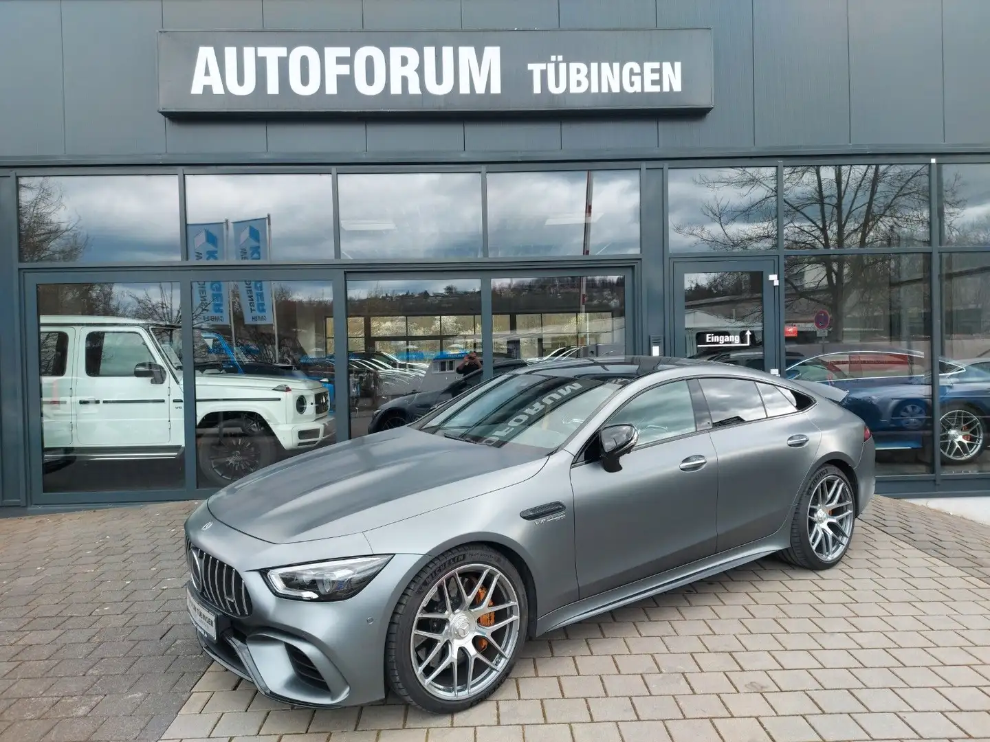 Mercedes-Benz AMG GT GT 63 S 4M+ *KERAMIK*CARBON*PANORAMA*VOLL* Gris - 1