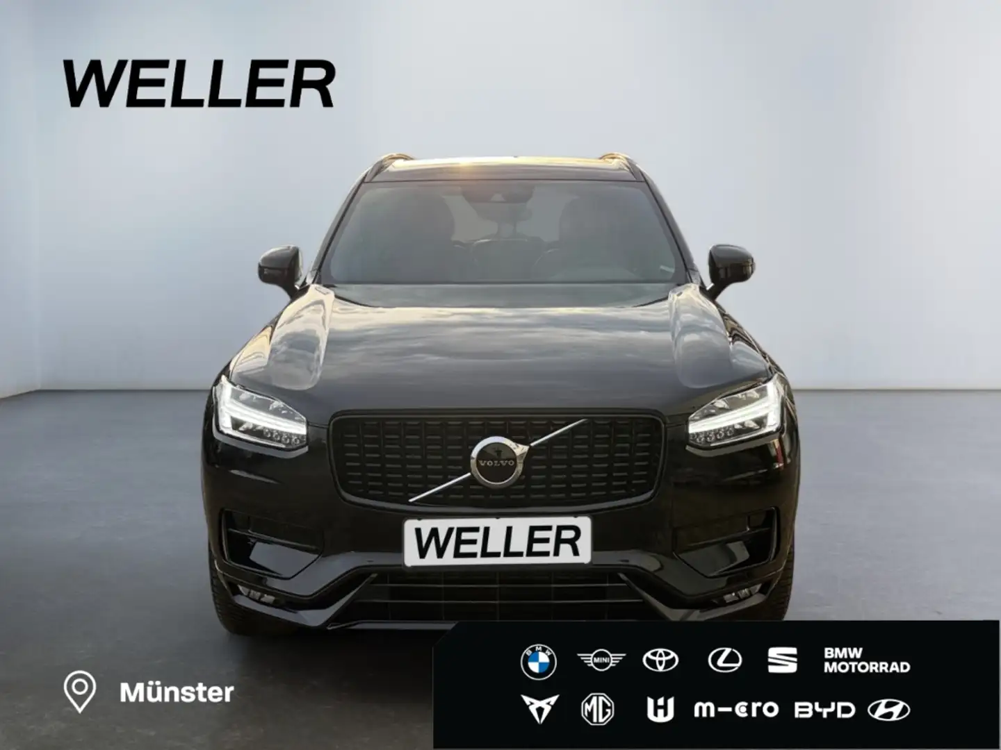 Volvo XC90 B5 D AWD Plus Bright *20''*AHK*Memory*Leder* Noir - 2