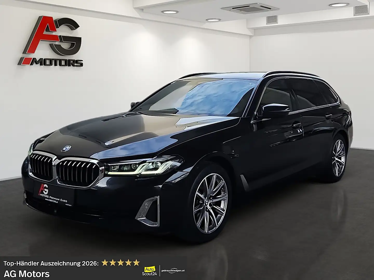 BMW 520 d xDrive Touring Aut. Schwarz - 1