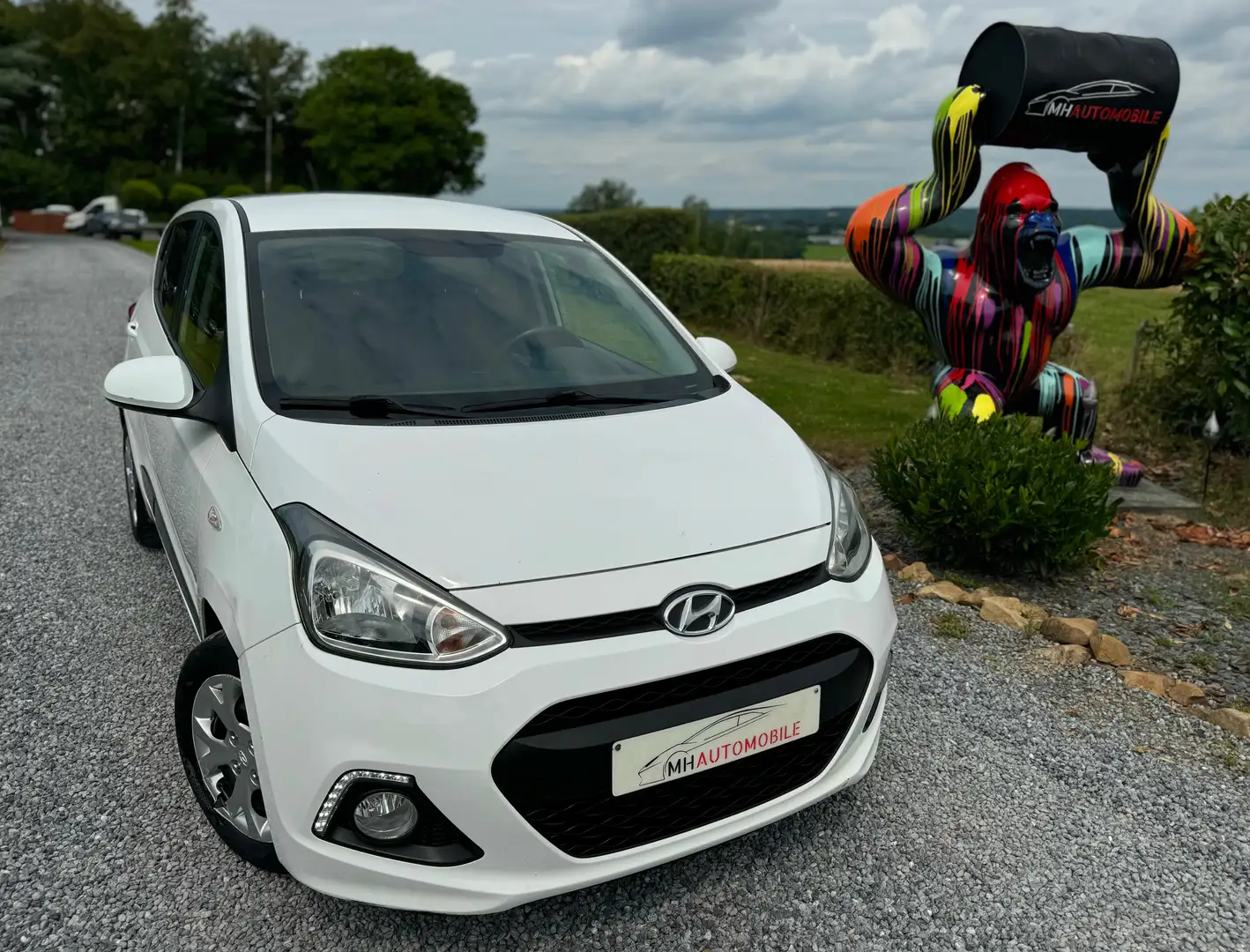 Hyundai i10 i10 1.0i // EXPORT MARCHAND Blanc - 2