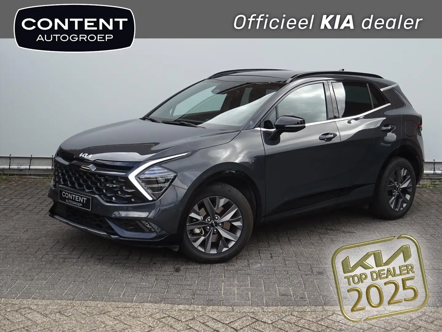Kia Sportage 1.6 T-GDi Hybrid GT-PlusLine |Schuif/Kanteldak | Grijs - 1