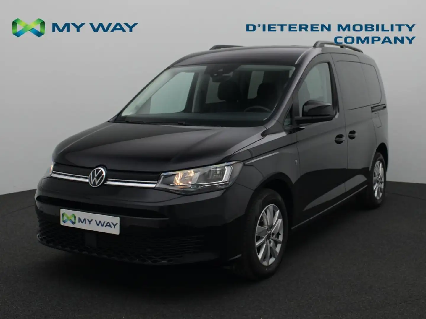 Volkswagen Caddy LIFE 1.5 TSI 114 PK DSG-7 / 7PL / Camera / Cruise Чорний - 1