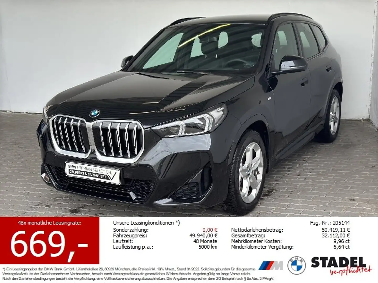 BMW X1 xDrive23d M Sport Navi.LED.HuD.360°.ACC.HiFi Schwarz - 1