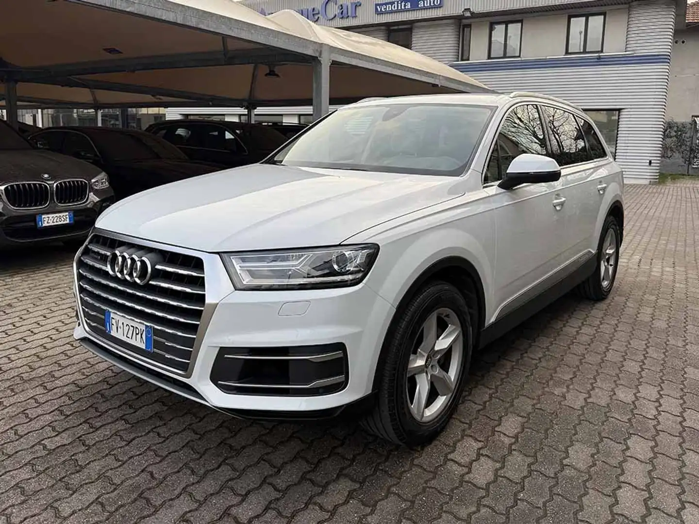 Audi Q7 45 3.0 tdi mhev quattro 7 posti tiptronic TELECAM Bianco - 1