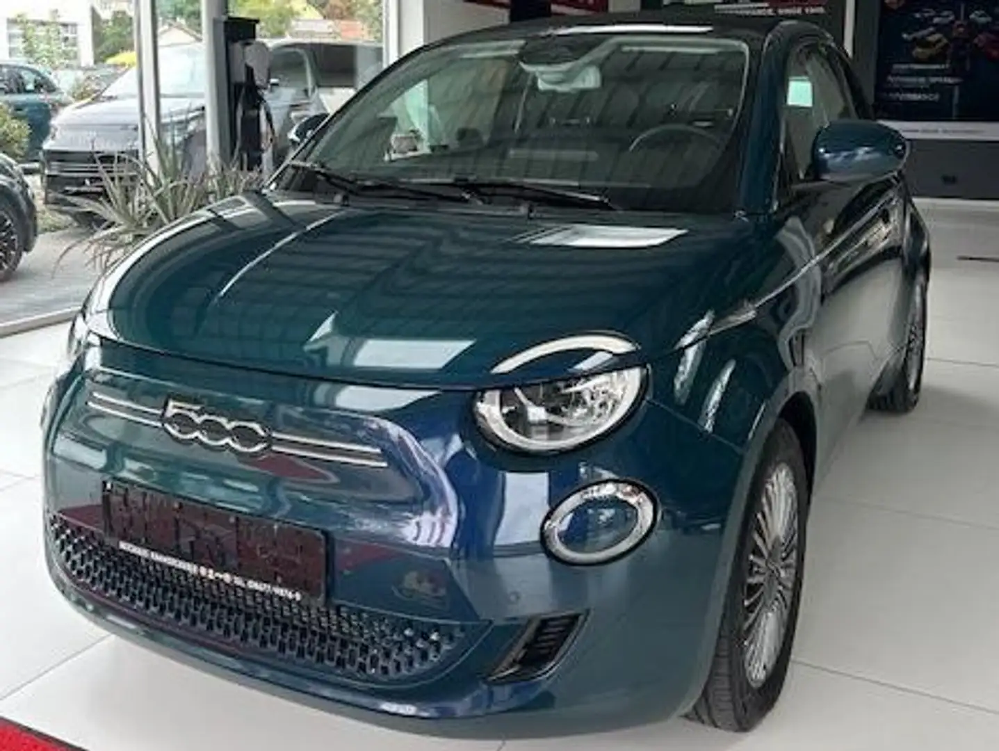 Fiat 500e Cabrio Bleu - 1