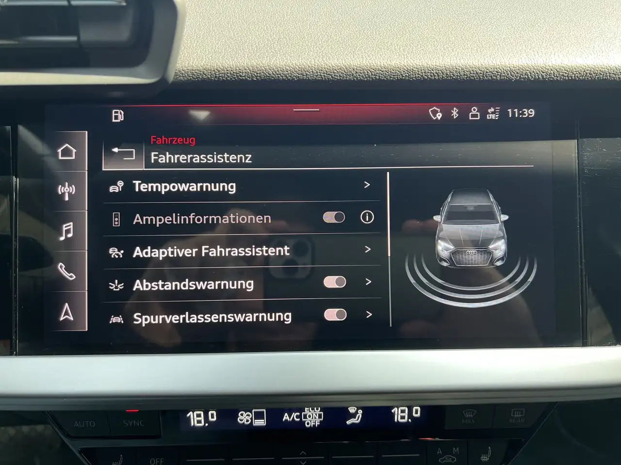 Audi A3 35 TFSI Mild S line Kamera CarPlay B&O Navi, миниатюра 19