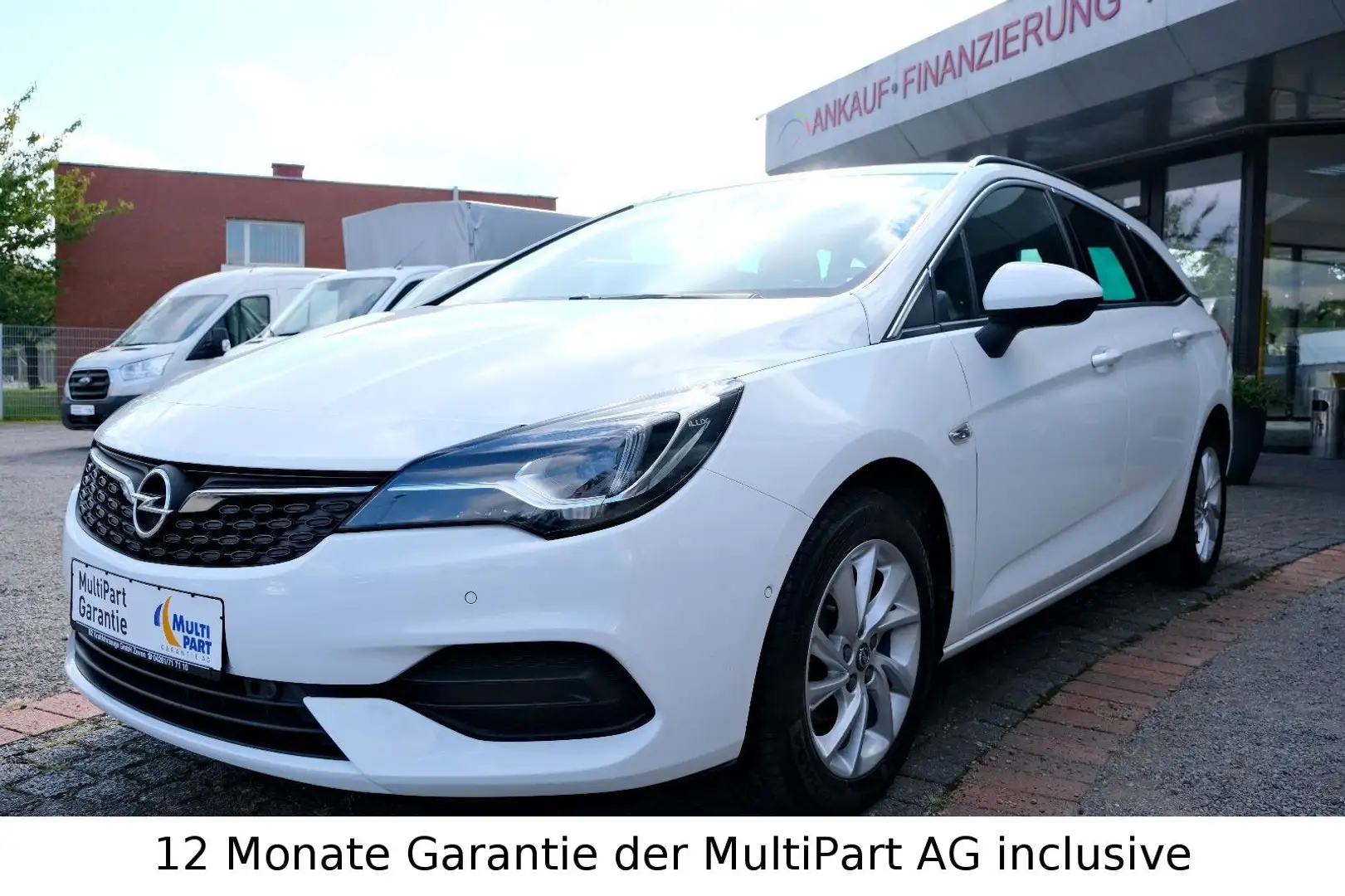 Opel Astra K Sports Tourer Elegance NAVI AHK LED PDC Blanc - 1