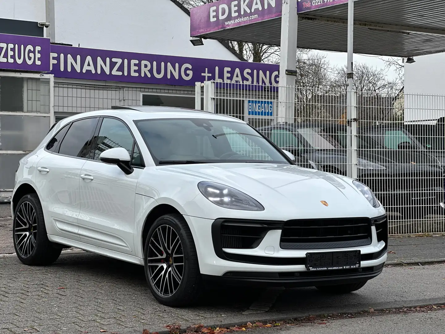 Porsche Macan S SPORTDESIGN/PANO/21-ZOLL/LED-SCHEINWERFER/SITZHE Blanc - 1