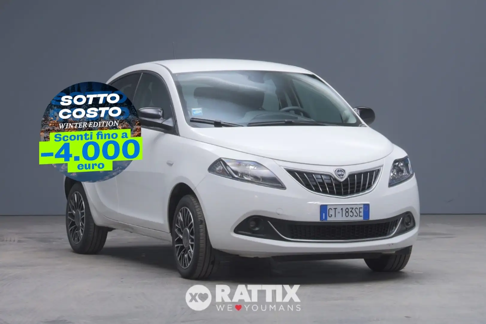 Lancia Ypsilon 1.0 Firefly Hybrid 70CV Platino Blanc - 1