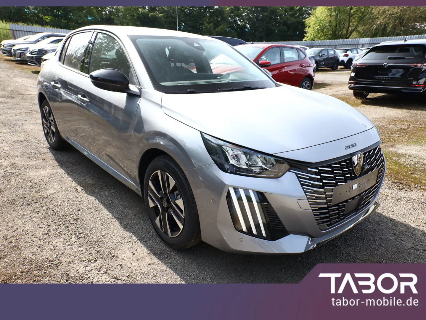 Peugeot 208 100 Allure 2xPDC DAB LED CarPlay Klimaaut BT Gris - 2