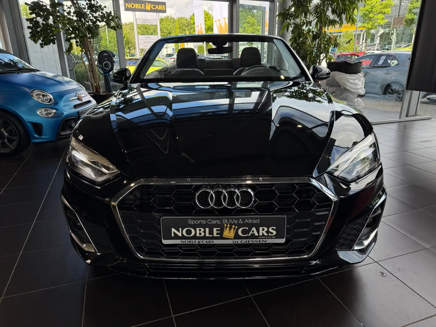Audi A5 Cabriolet 40 TFSI S line RFK LED NAVI Schwarz - 2
