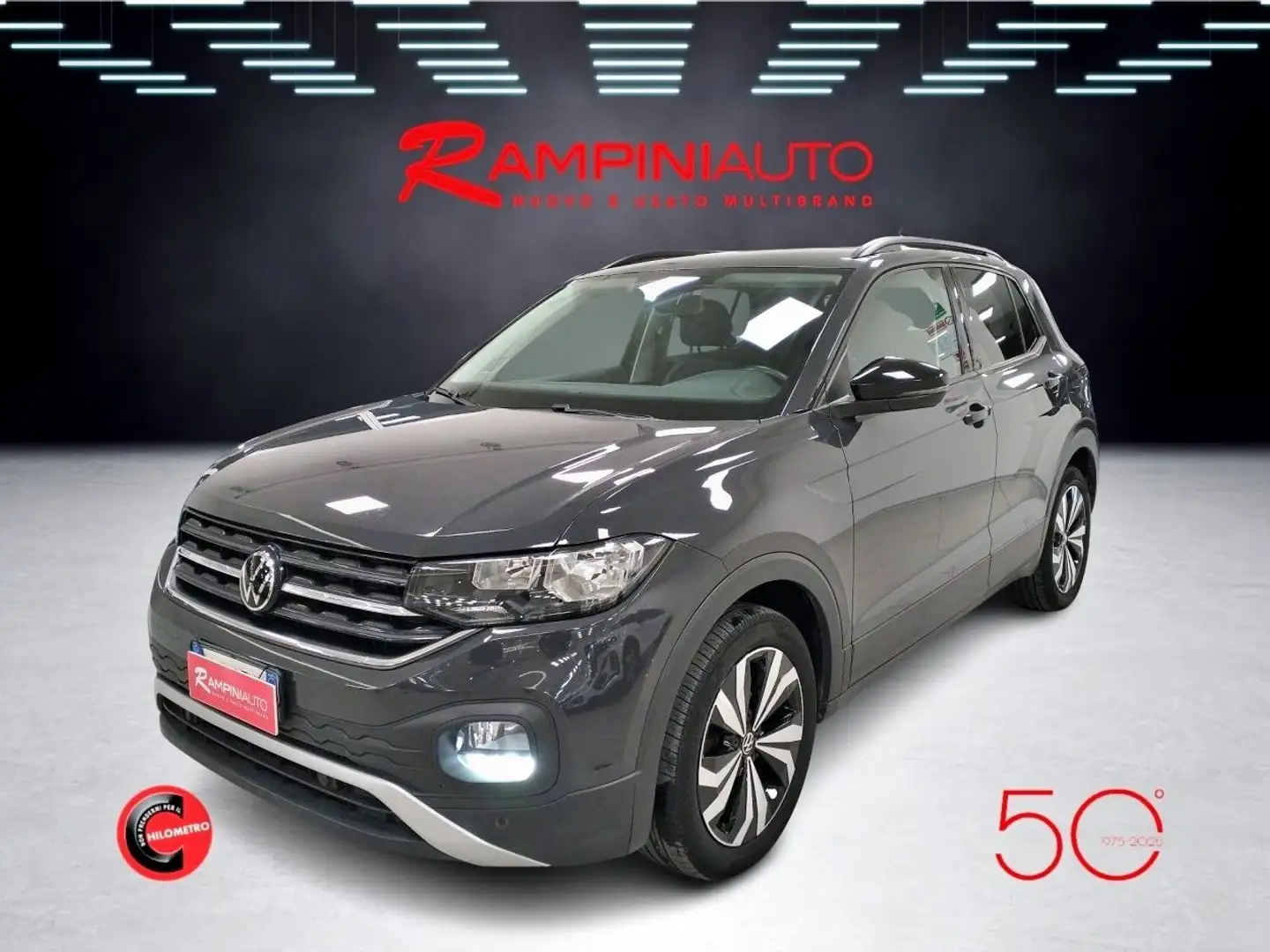 Volkswagen T-Cross 1.0 TSI Style Km 44.000 Pronta Consegna Iva espost Gris - 1
