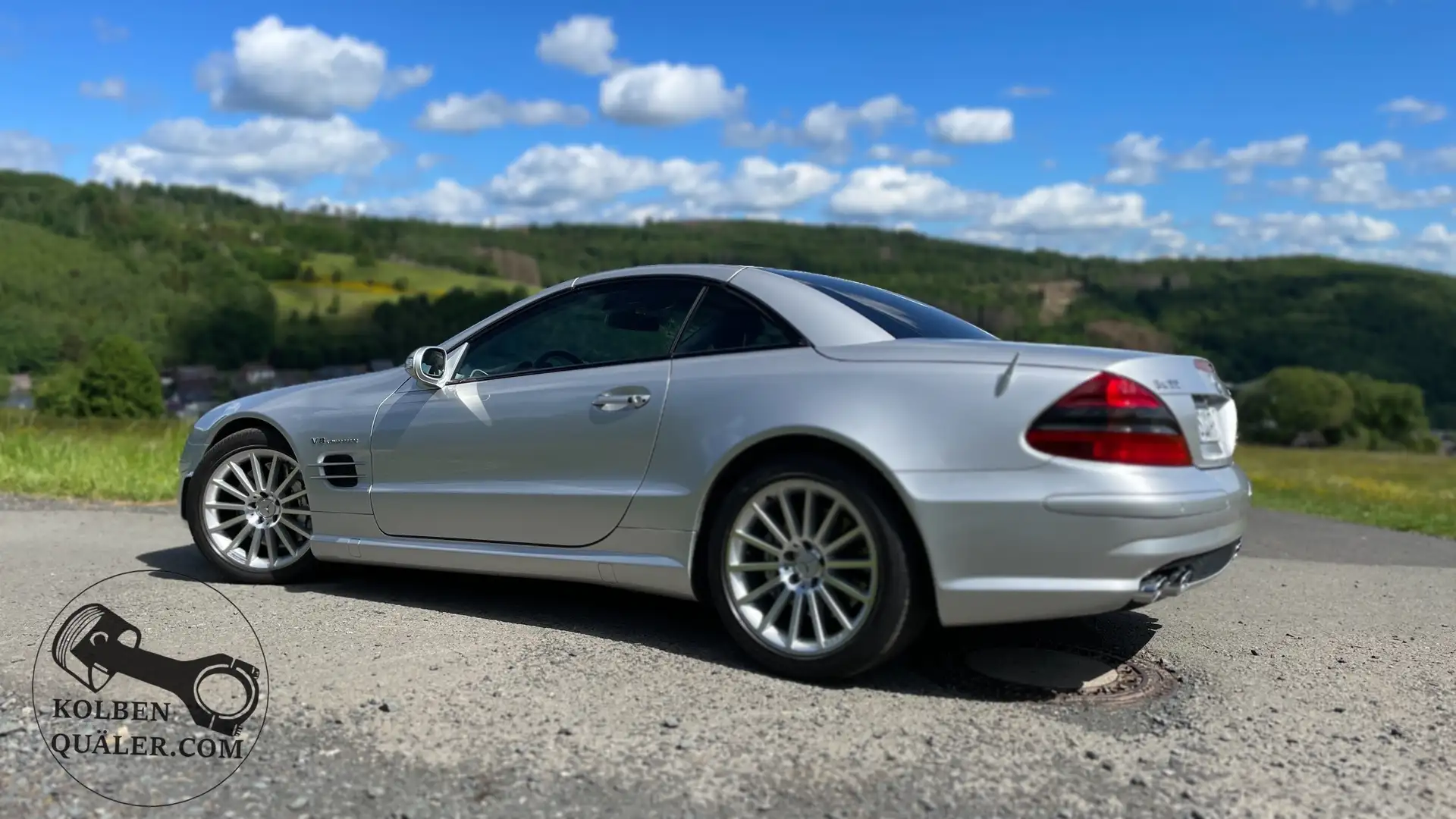 Mercedes-Benz SL 55 AMG Stříbrná - 2