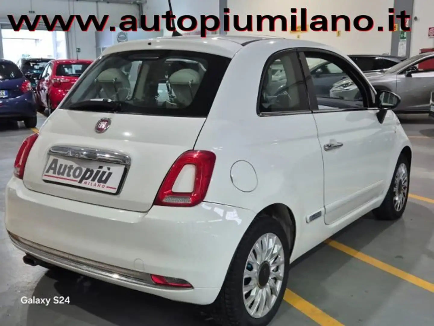 Fiat 500 500 1.2 Lounge easypower Gpl 69cv OK NEOPATENTATI Bianco - 2