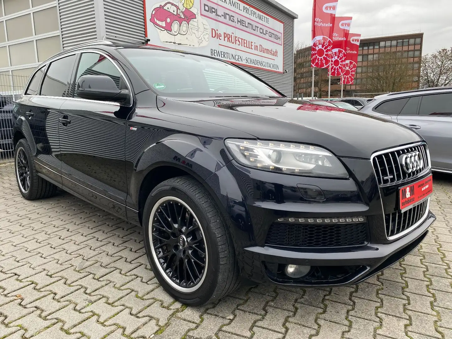Audi Q7 3.0 TDI quattro S-line 7-Sitze/Pano/Luft/Kame Schwarz - 2