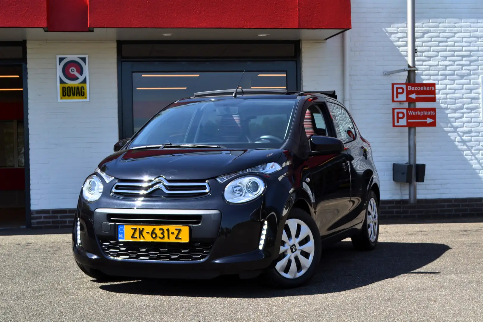 Citroen C1 1.0 VTi Airscape Feel. Airco, Open dak, Led, NL ge Noir - 1