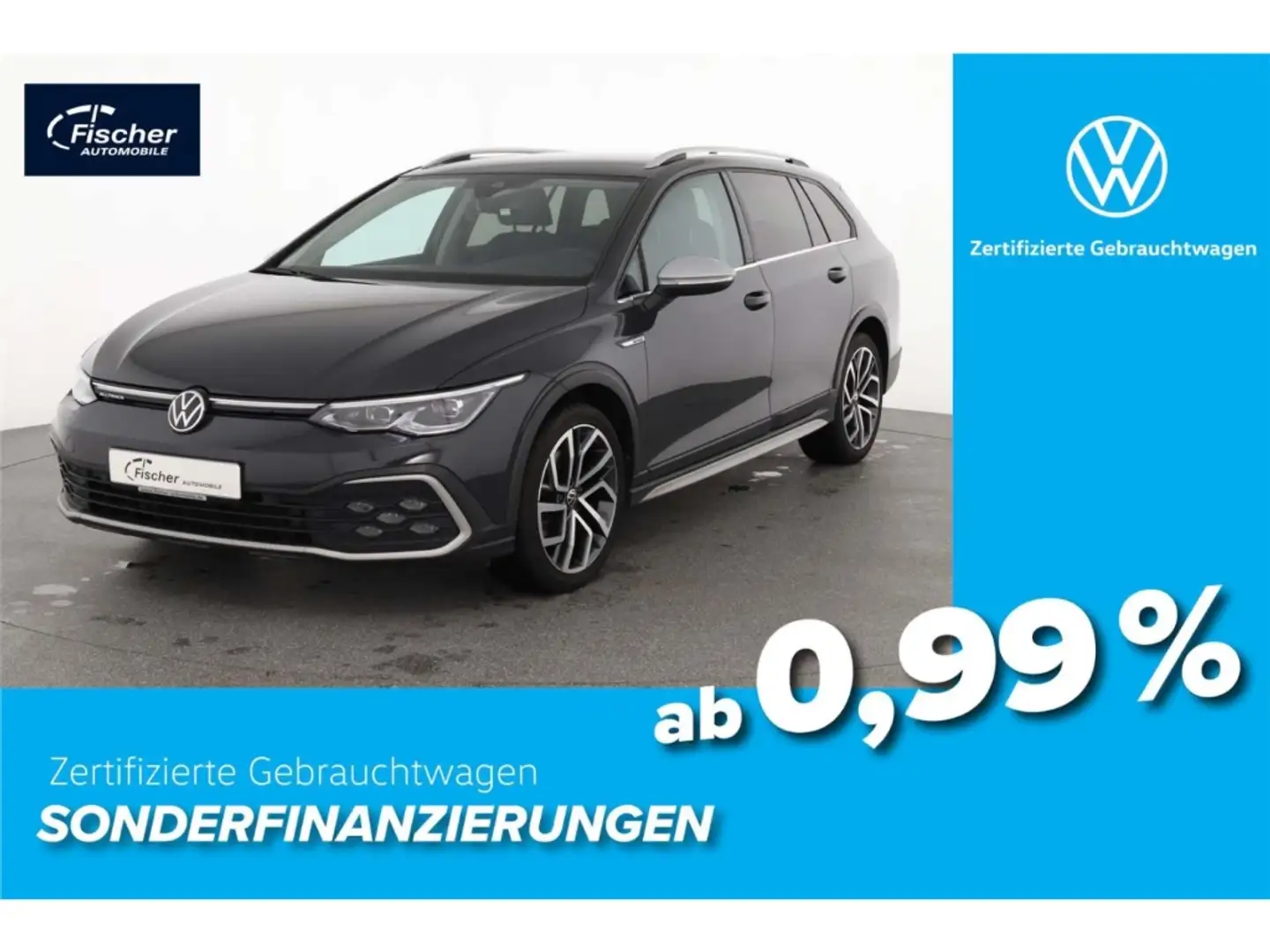 Volkswagen Golf Variant 2.0 TDI 4Mot. Alltrack DSG NAV/LED Gris - 1
