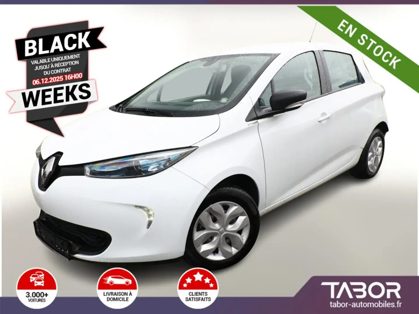 Renault ZOE Q90 Life GPS radars Blanc - 1