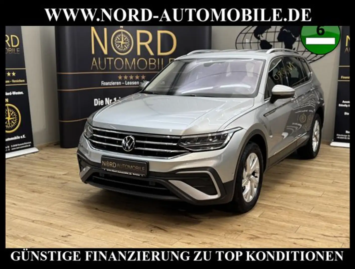 Volkswagen Tiguan Allspace Life 2.0 TDI DSG AHK/Kamera/Head Life Silber - 1