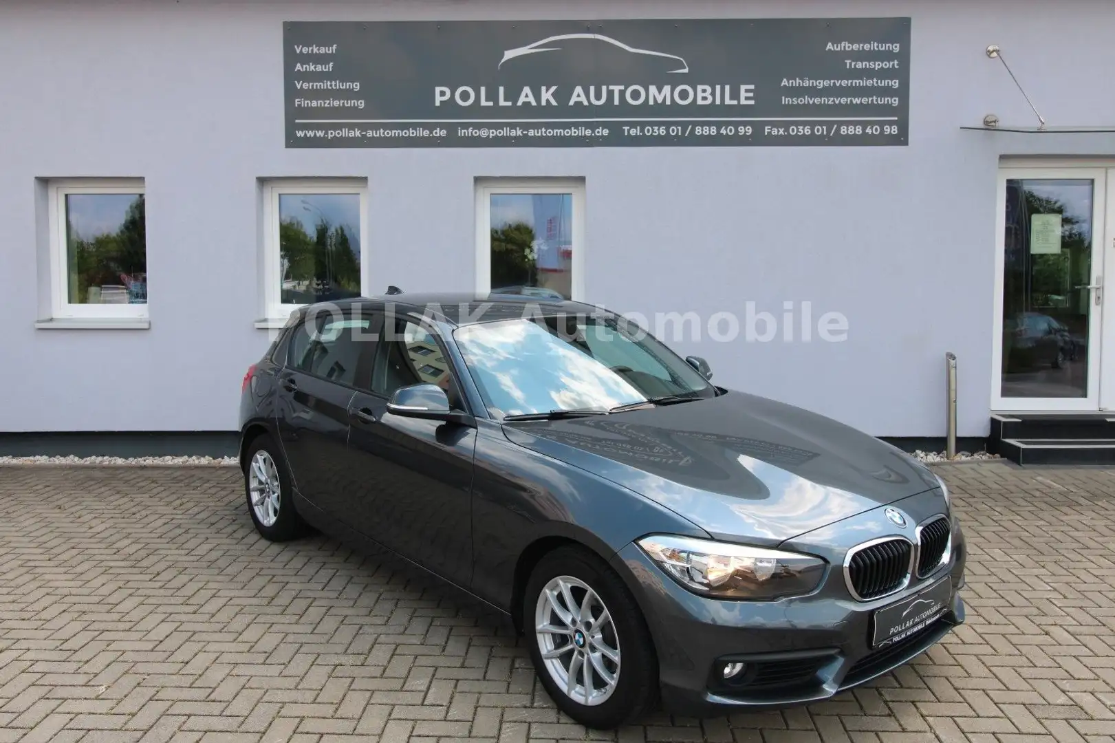 BMW 118 d Advantage*NAVI*MFL*PDC*SHZ*GRA*BC*ISOFIX* Grijs - 1