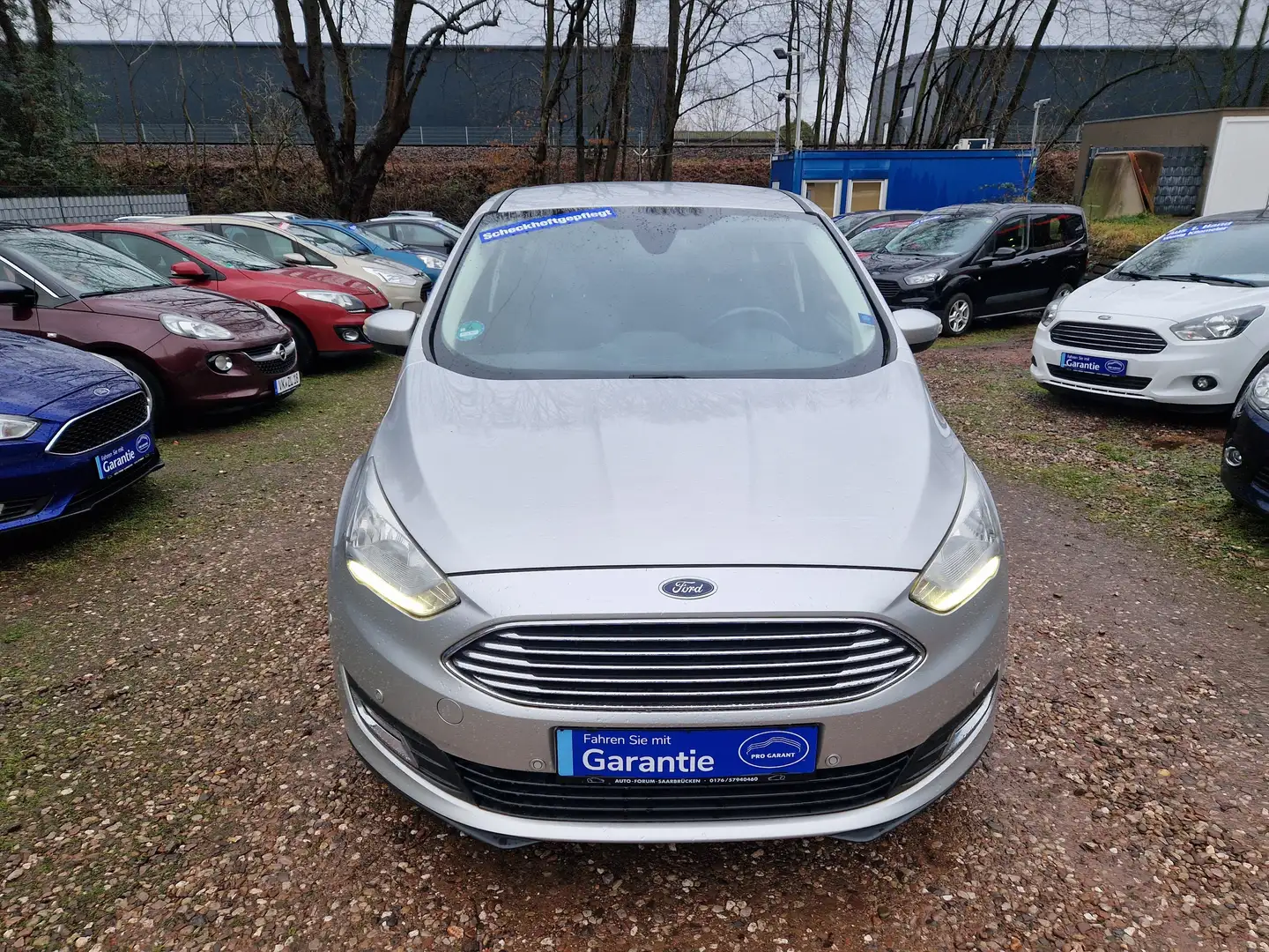 Ford C-Max 86Tkm LED Kamera Navi 2Hnd Scheckh Tempom Sitzhzg Argent - 2