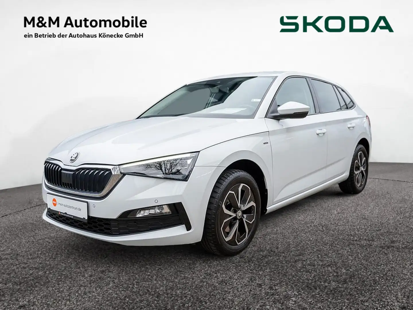 Skoda Scala 1.0 TSI Drive 125 KLIMA DAB+ SITZHZG AL Weiß - 1