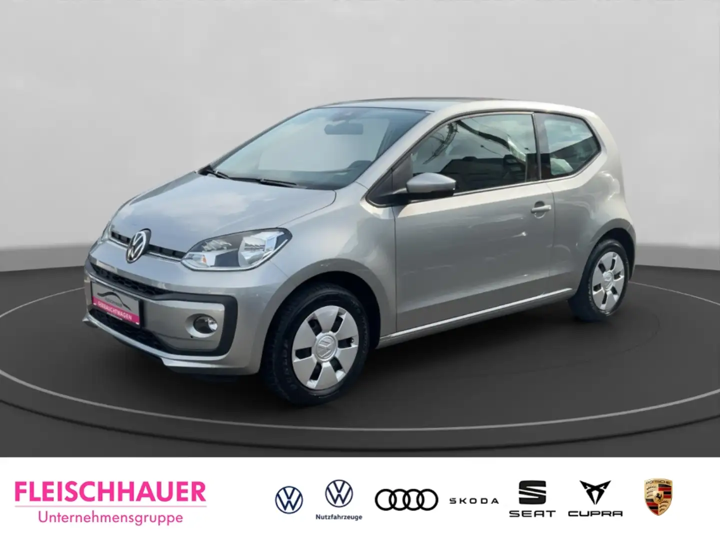 Volkswagen up! 1.0 SHZ Rückfahrkam. Temp PDC Klima BT el.SP Silber - 1
