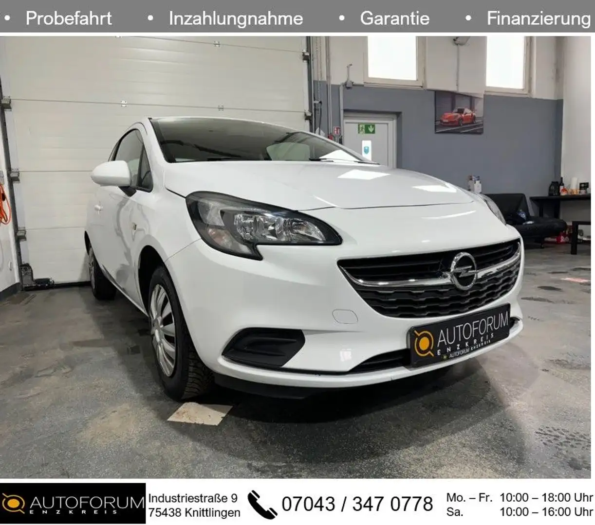 Opel Corsa 1.2 Edition *PDC*SHZ*KLIMA Blanc - 1