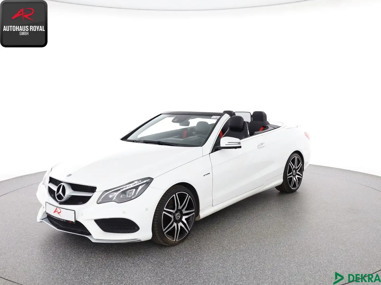 Mercedes-Benz E 400 E 400 Cabrio AMG PLUS KEYLESS,H/K,360GRAD,COMAND Weiß - 1