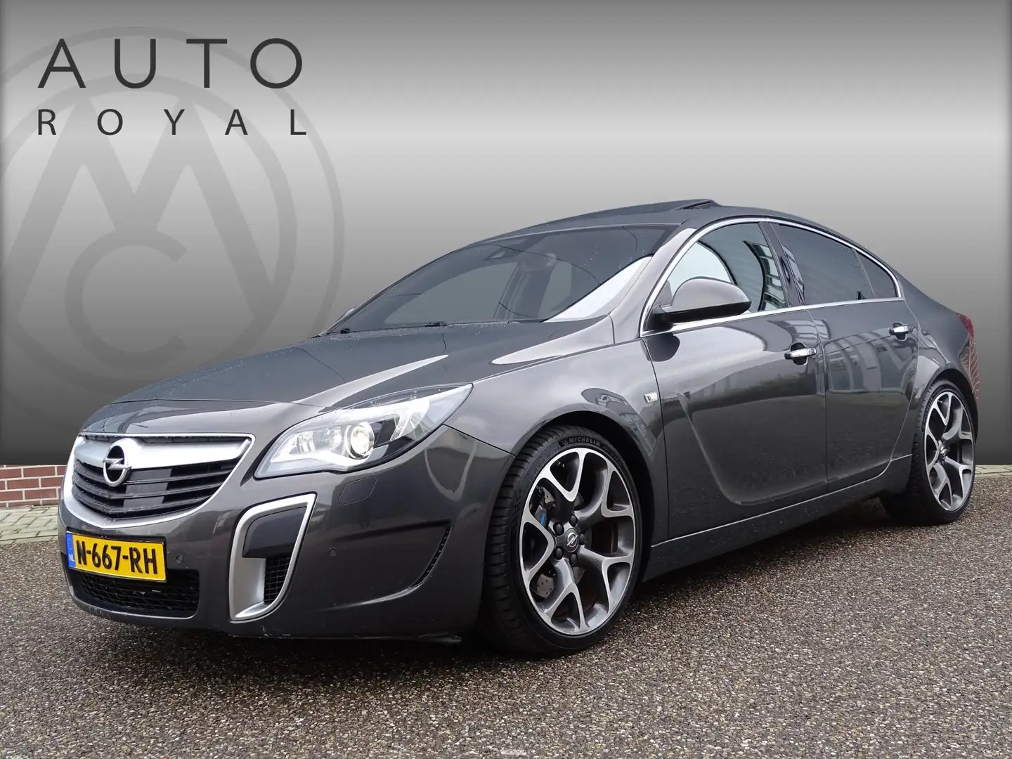 Opel Insignia 2.8 T OPC 4x4 AUTOMAAT | CAMERA | SCHUIF KANTEL DA Gris - 1