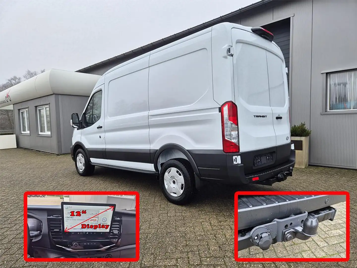 Ford Transit L2H2 2.0 EcoBlue 130PS Trend 3,5t 2-Sitzer AHK Sit Weiß - 1