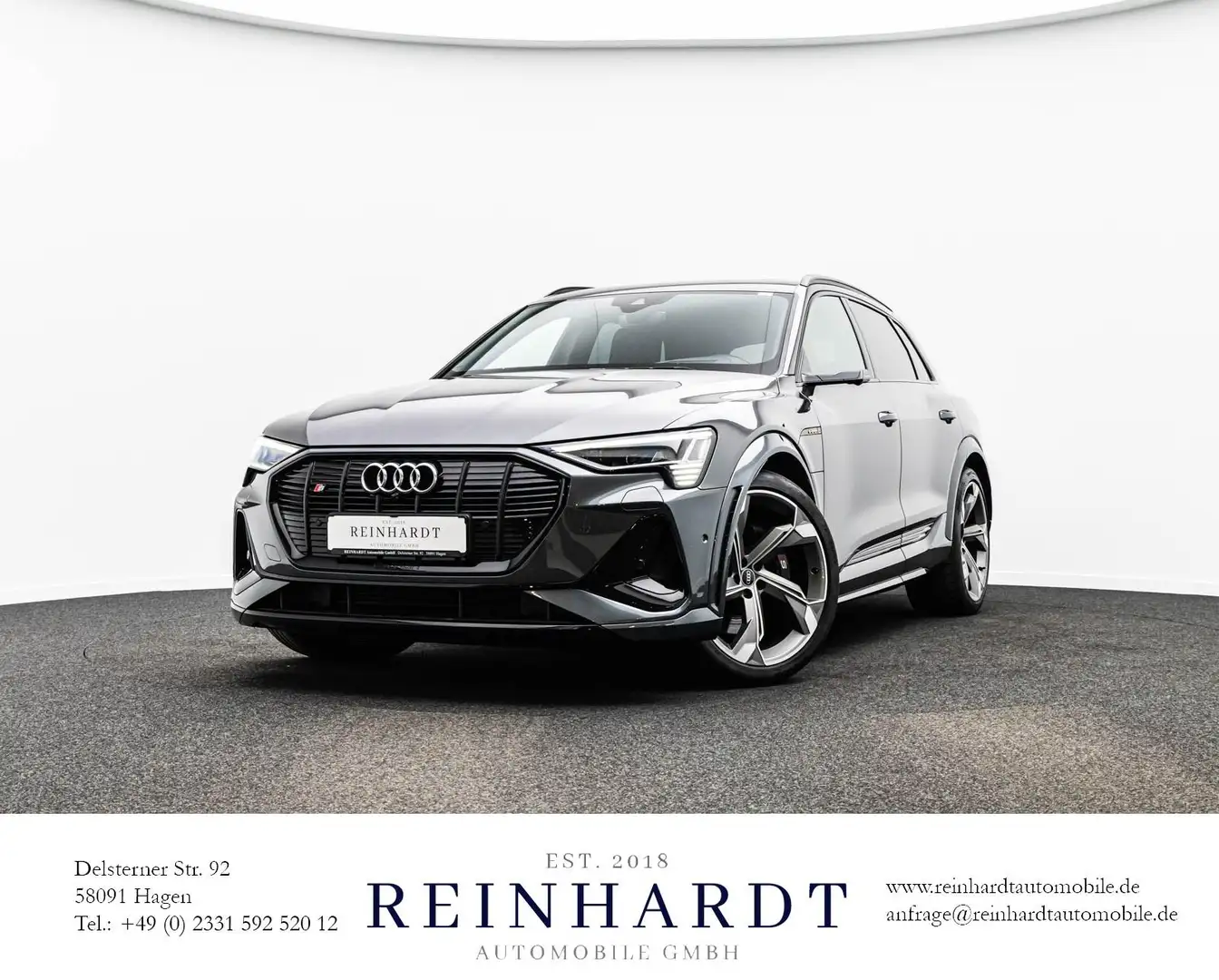 Audi e-tron S BLACK ACC/HuD/PANO/S-SITZE/DIGI-MATRIX Gris - 1