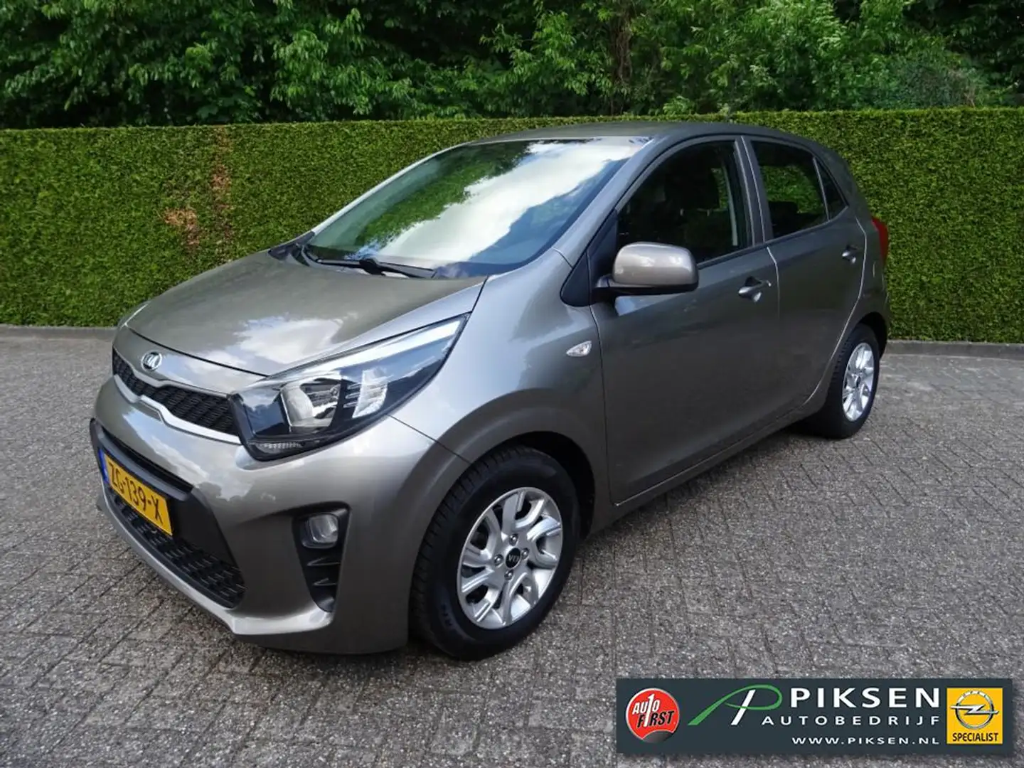 Kia Picanto 1.0 CVVT DYN.PLUSLINE AIRCO BLUETOOTH LICHTMETAAL Grigio - 1