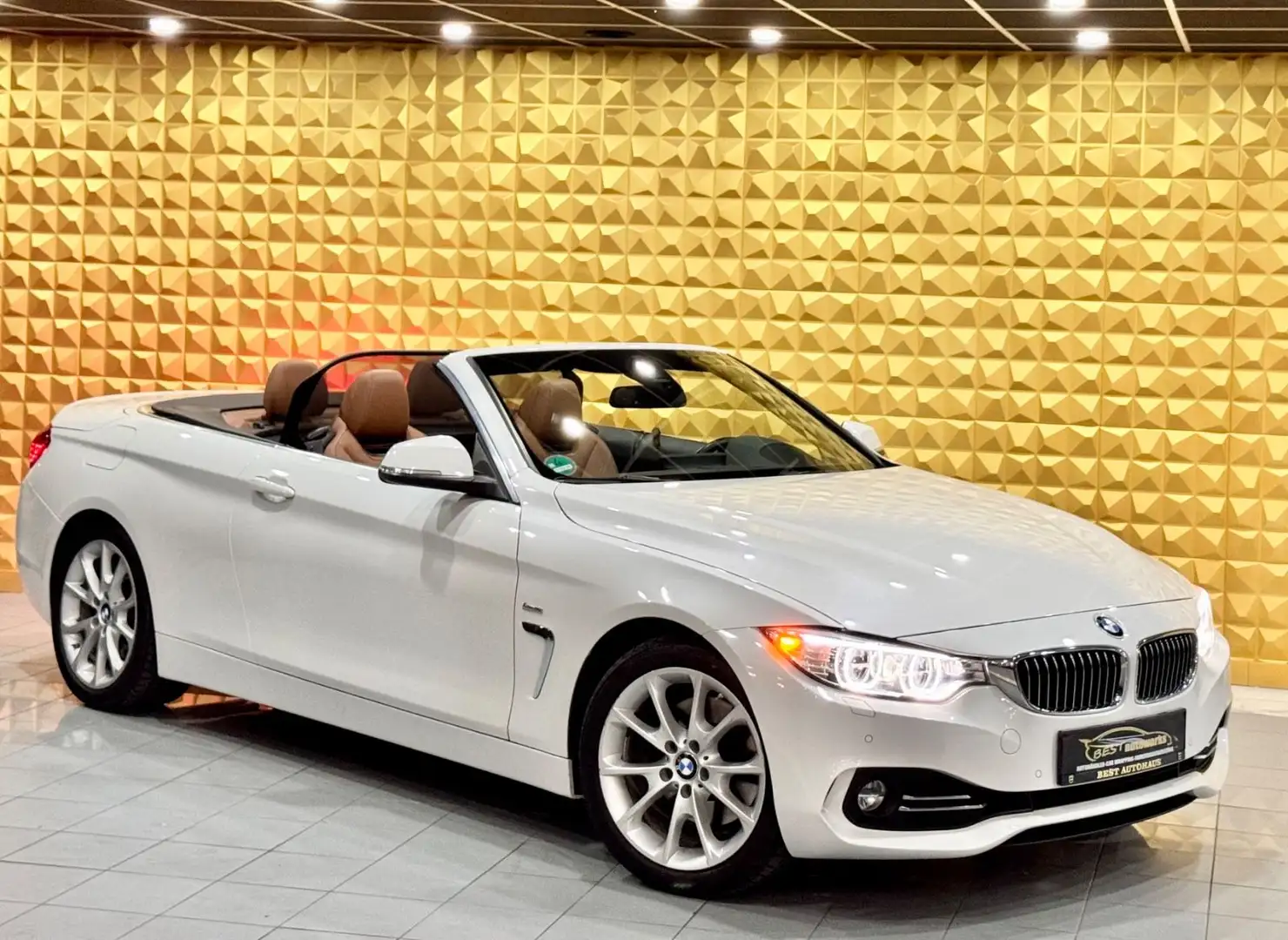 BMW 430 Cabrio LuxuryLine *SHZ*KAMERA*Head-up*HARMAN Blanc - 1