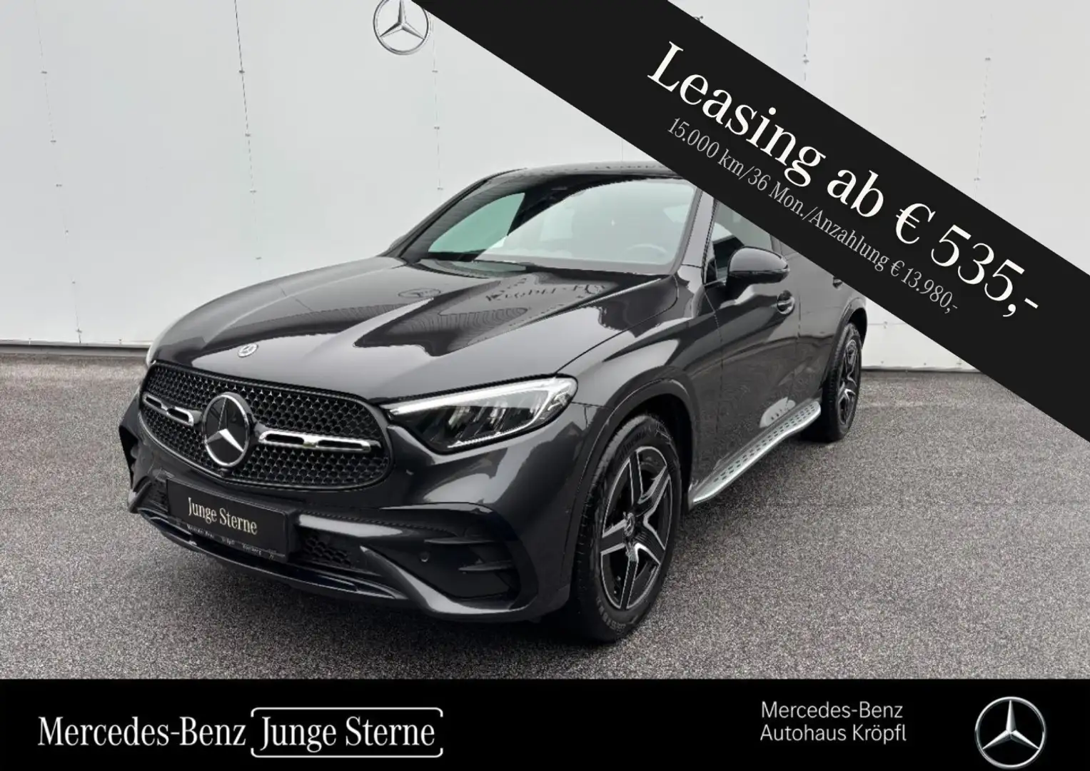 Mercedes-Benz GLC 220 d 4MATIC Coupé MBUX PTS Shz LED Navi Grau - 2