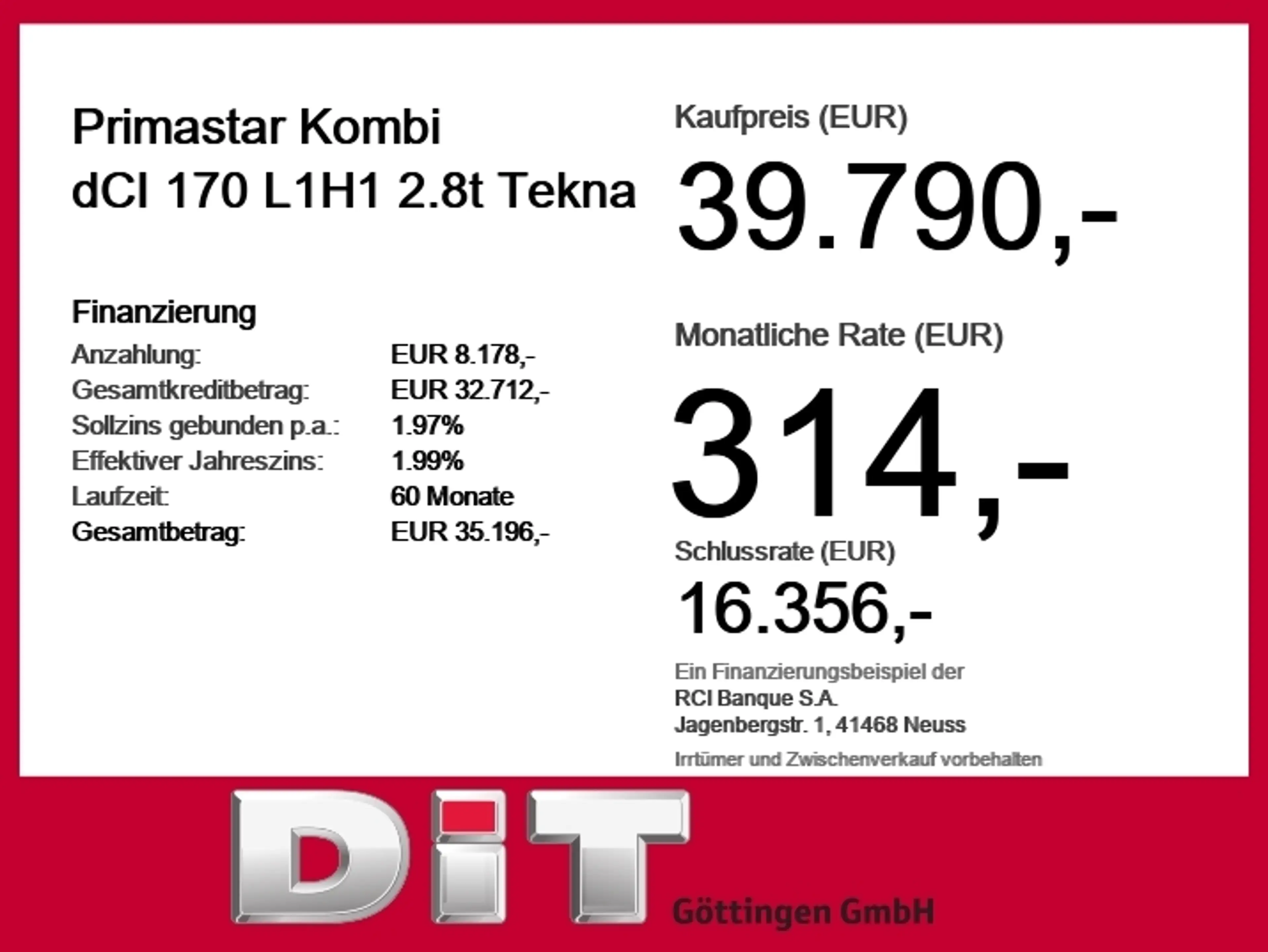 Nissan Primastar Kombi dCI 170 L1H1 2.8t Tekna ACC+LED — photo 5