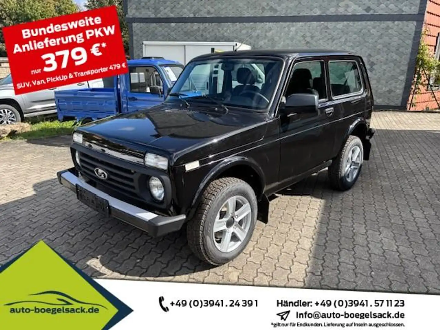 Lada Niva LEGEND 1.7i 4x4 +ALLRAD+AC+ALU+SITZHEIZUNG Schwarz - 1