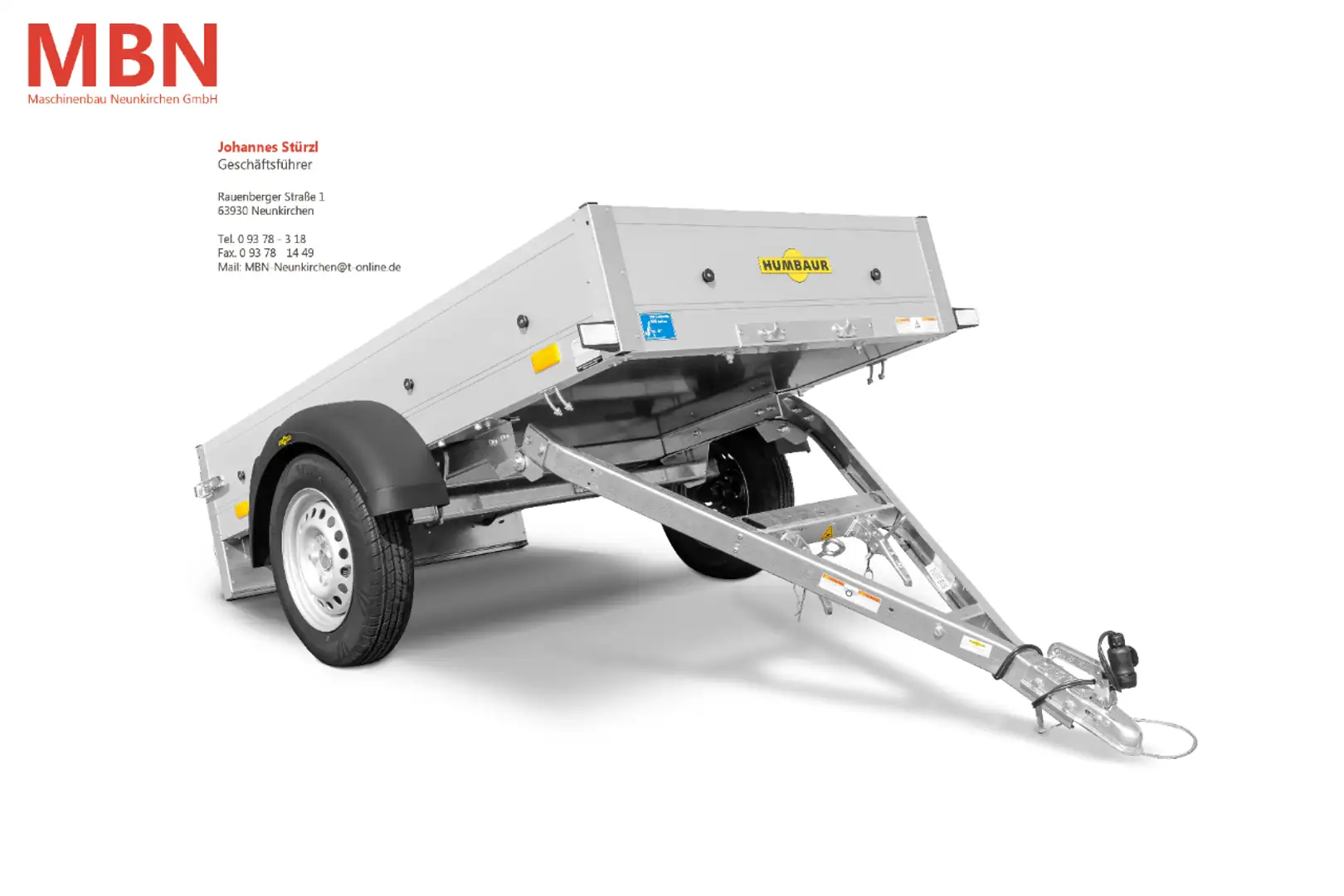 Humbaur Startrailer H752010 DK Silber - 1
