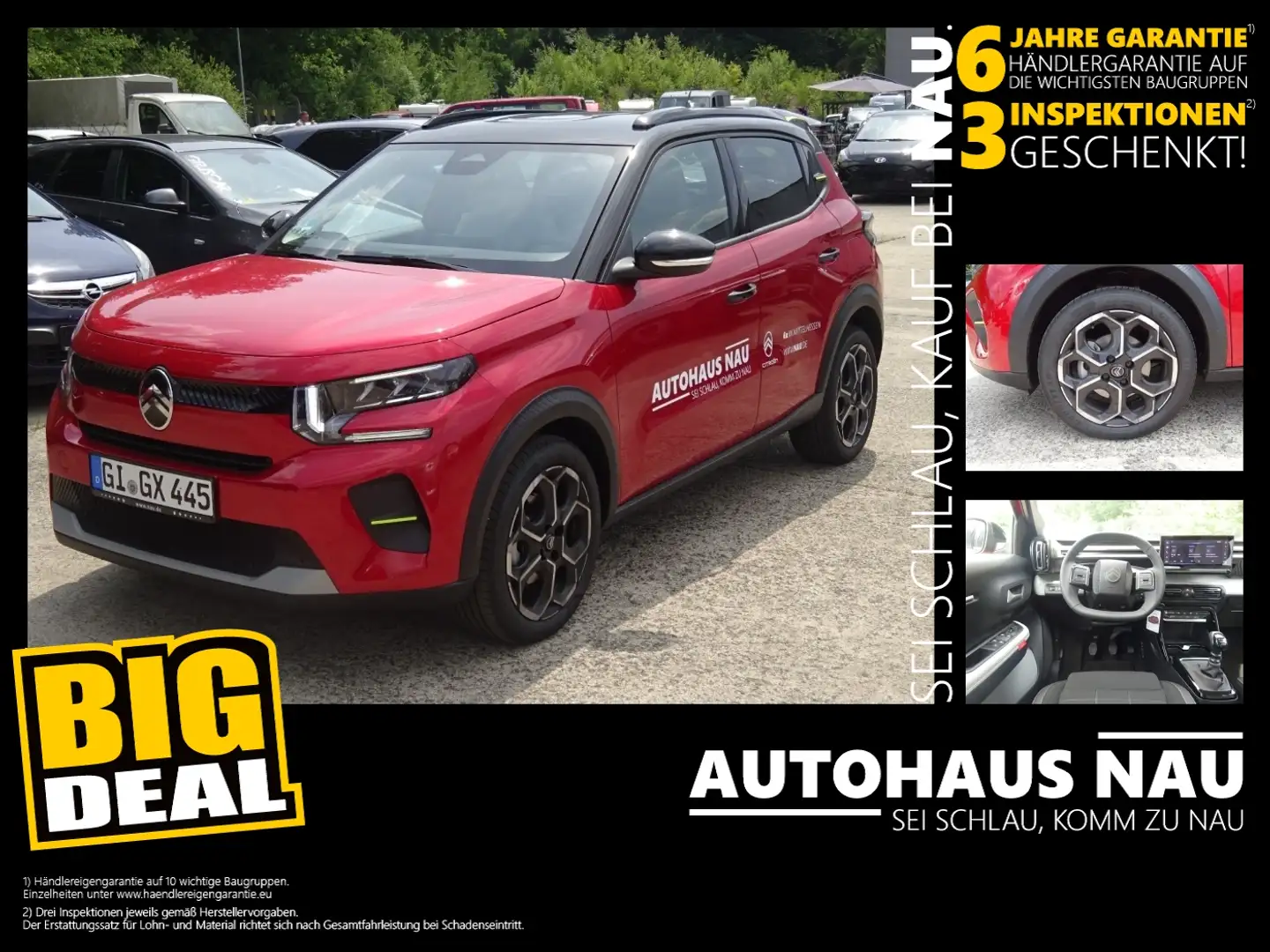 Citroen C3 Turbo 100 S&S Max Inspektionspaket BigDeal! Rot - 1