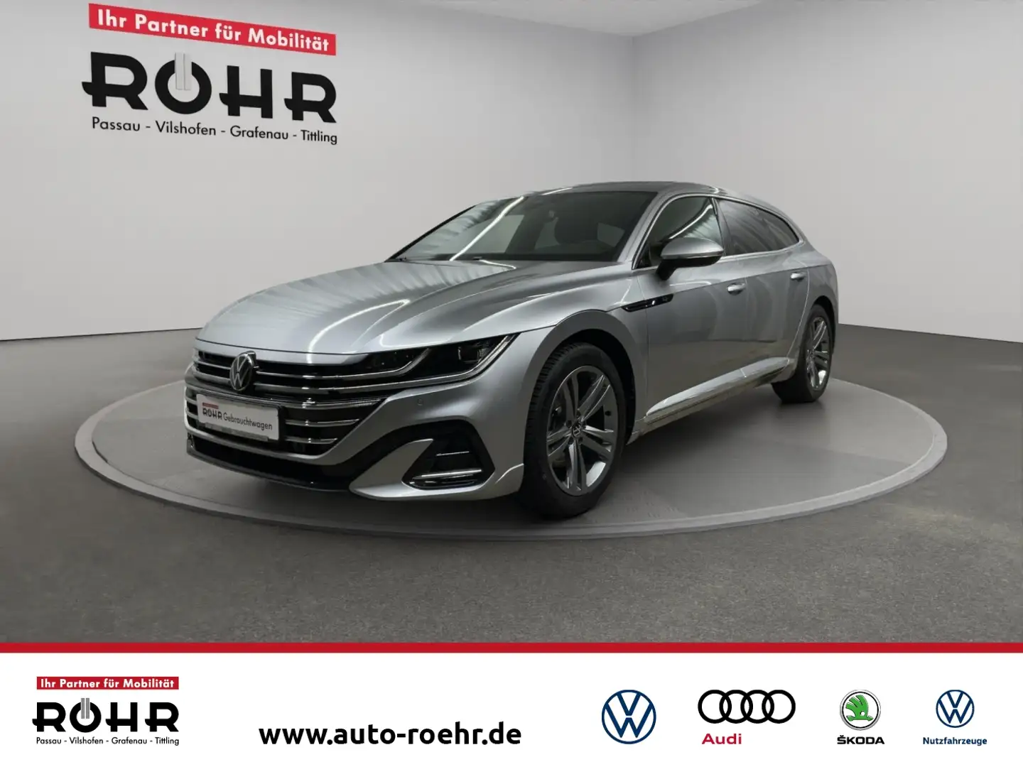 Volkswagen Arteon Shootingbrake R-Line (AHK.Navi.Regensensor) 2.0 TS Silber - 1