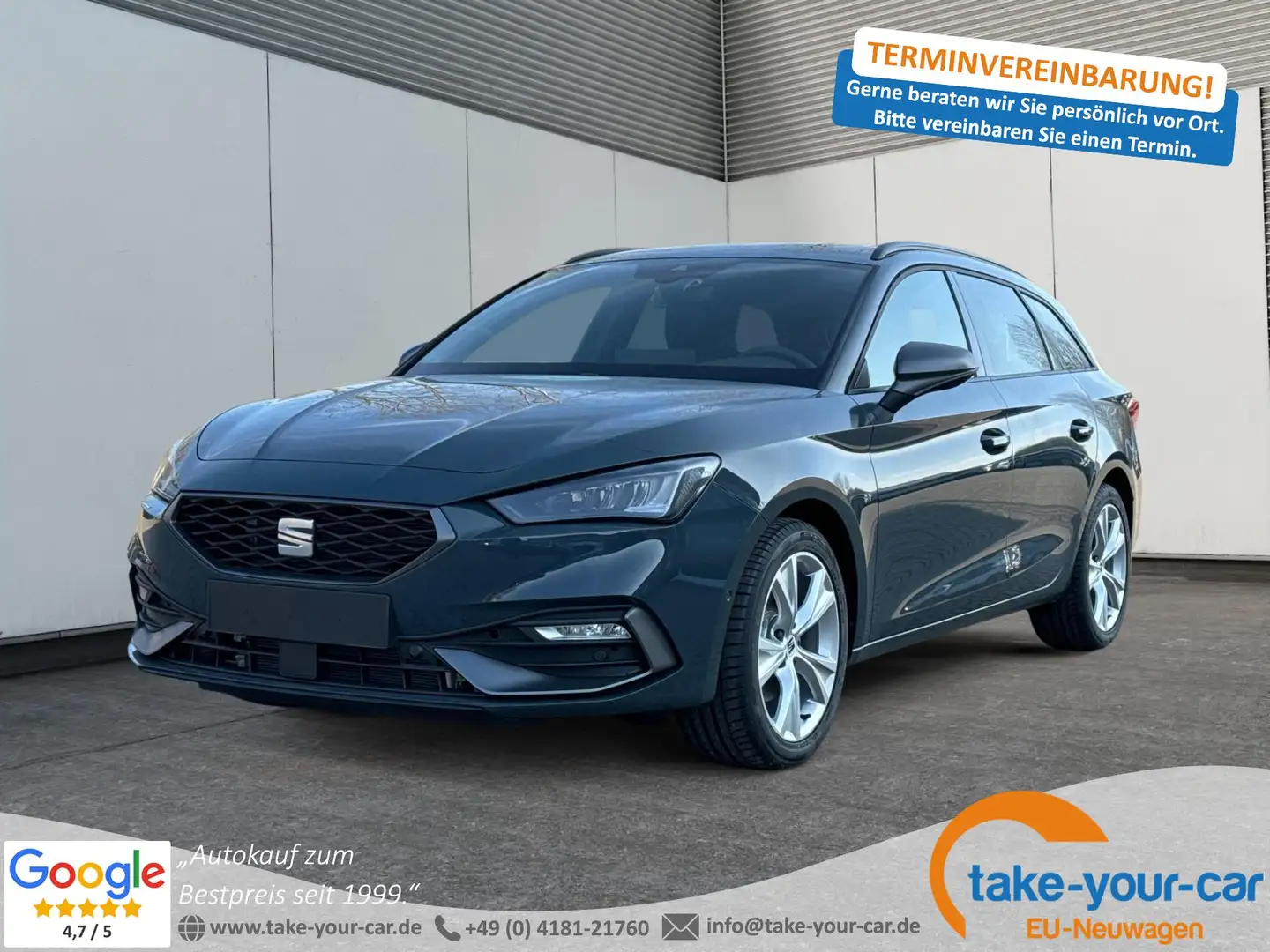 SEAT Leon Sportstourer FR Exclusive NAVI+ACC+KAMERA+SHZ+A... Modrá - 1