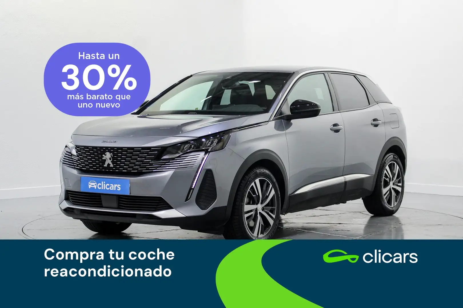 Peugeot 3008 HYB PHEV 180 Allure Pack e-EAT8 Plateado - 1