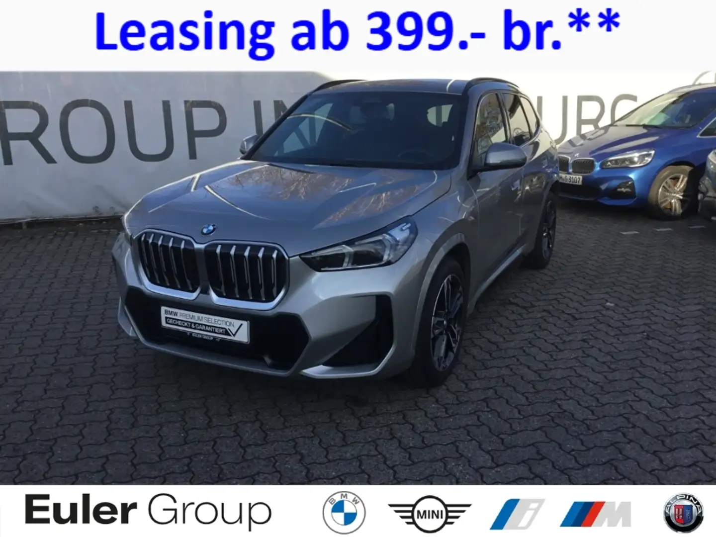 BMW X1 sD18i M-Sport 19'' AHK HUD Drive+ Park Ass AHK HiF Silber - 1