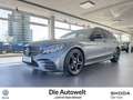 Mercedes-Benz C 200 AMG-LINE AUT. NAVI LED GRA AHK LEDER R-KAM Klima Grau - thumbnail 1