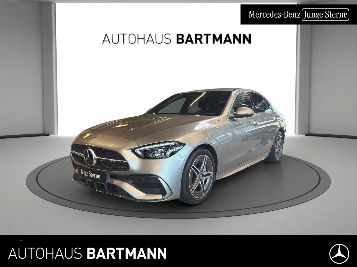 Mercedes-Benz C 300 C 300 d 4M AMG+LED+KAMERA +JungerStern+TOTWINKEL Silber - 1